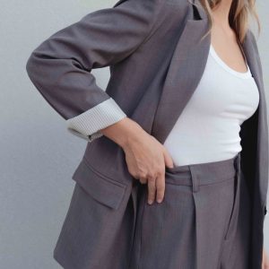 BLAZER PUÑO ESTAMPADO